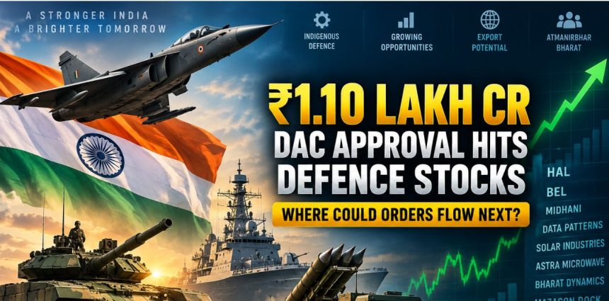 ₹1.10 Lakh Cr DAC Approval Hits Defence Stocks: Where Could Orders Flow Next?