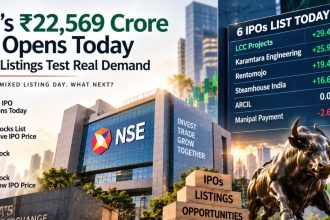 ₹22,569 Cr NSE IPO Opens as 6 Listings Hit Dalal Street