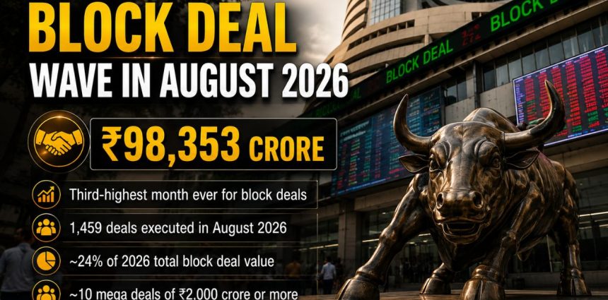 ₹98,353 Crore Block Deal Wave Who Is Absorbing India’s Stock Supply