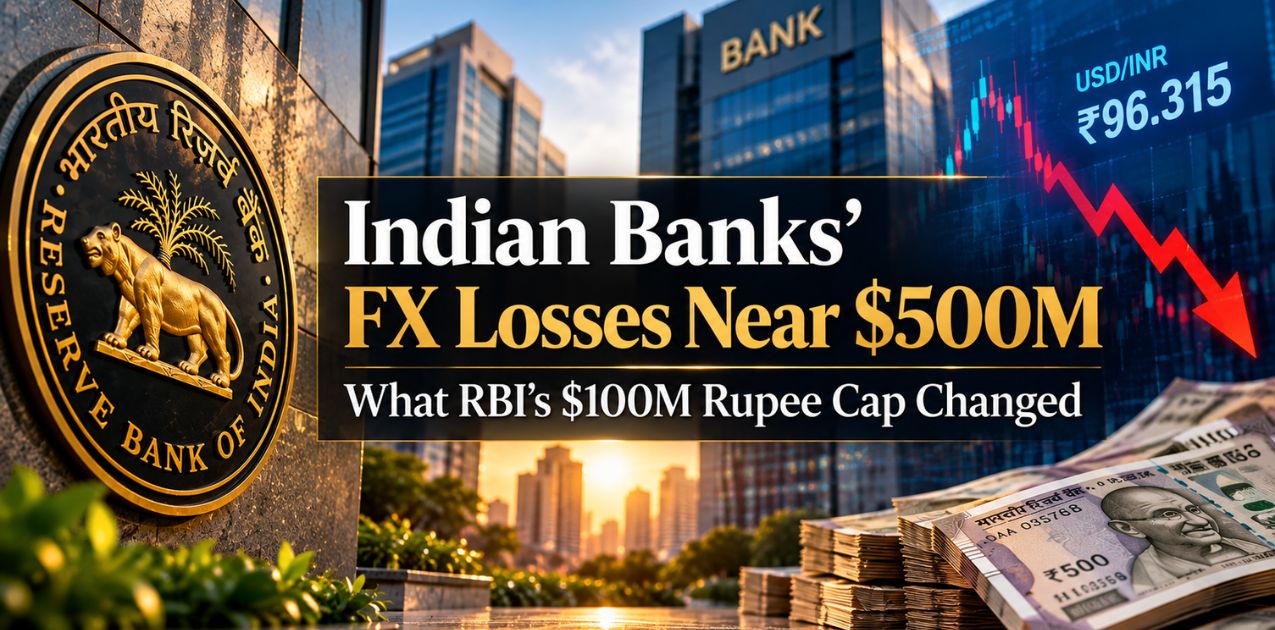 Ten Ruppy ₹4,800 Crore FX Shock Hit Indian Banks: Why the Rupee’s Slide Matters Again