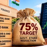 4 PSU Bank Stocks Face a 75% Govt Stake Target Could More Shares Hit the Market