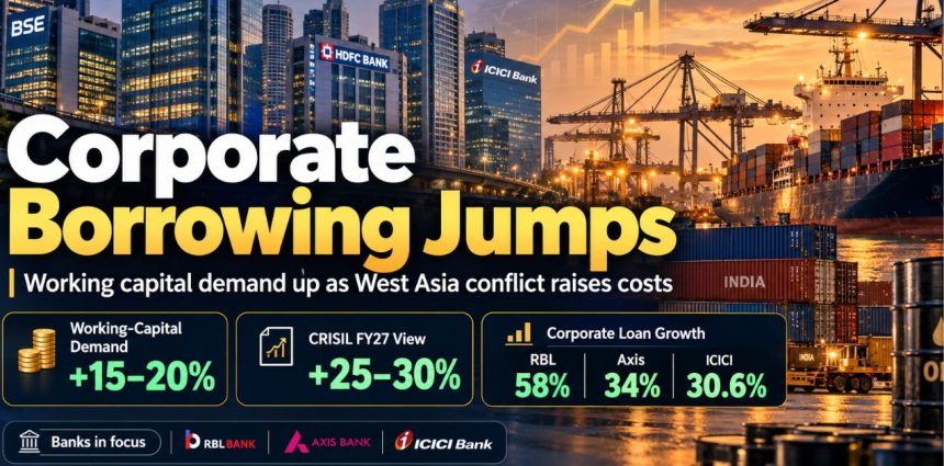 Corporate Working-Capital Demand Rises 15–20% as West Asia Shock Hits Indian Firms