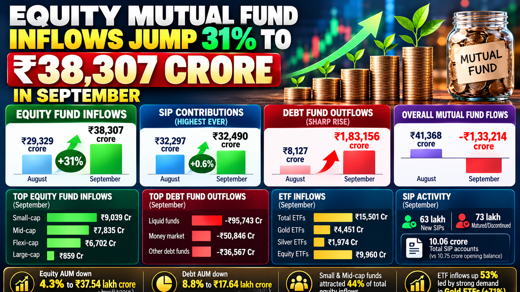 Equity Fund Inflows Surge 31%