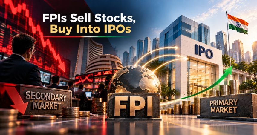 FPIs Are Selling Stocks but Buying IPOs: What Are They Up To in India?