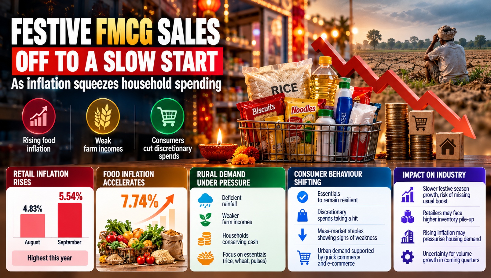 Festive FMCG Sales Slowdown
