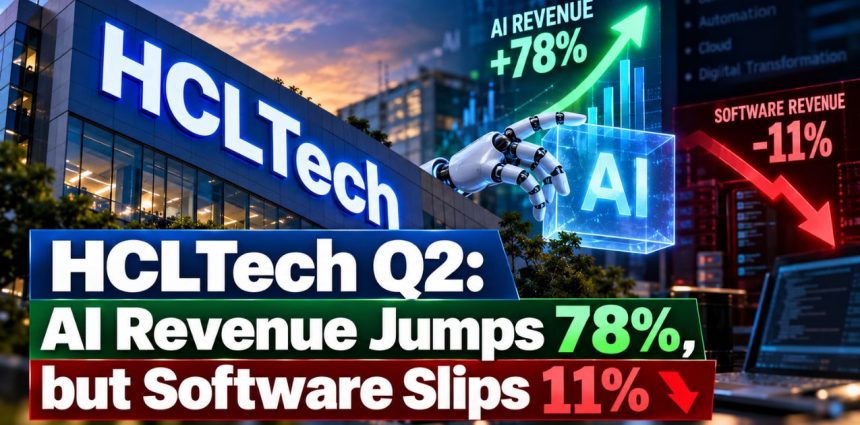 HCLTech Q2FY27 Advanced AI Revenue Jumps 78%, HCLSoftware Revenue Falls 11%