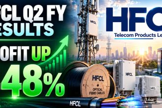 HFCL Q2 FY27 Results ₹394 Crore Profit Reveals a Sharp Shift Towards Telecom Products