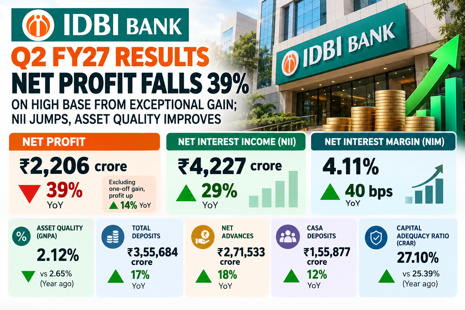 IDBI Bank Q2 FY27 Results