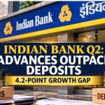 Indian Bank Q2 FY27: Loan Growth Outpaces Deposits by 4.2 Points as Advances Hit ₹7.23 Lakh Crore