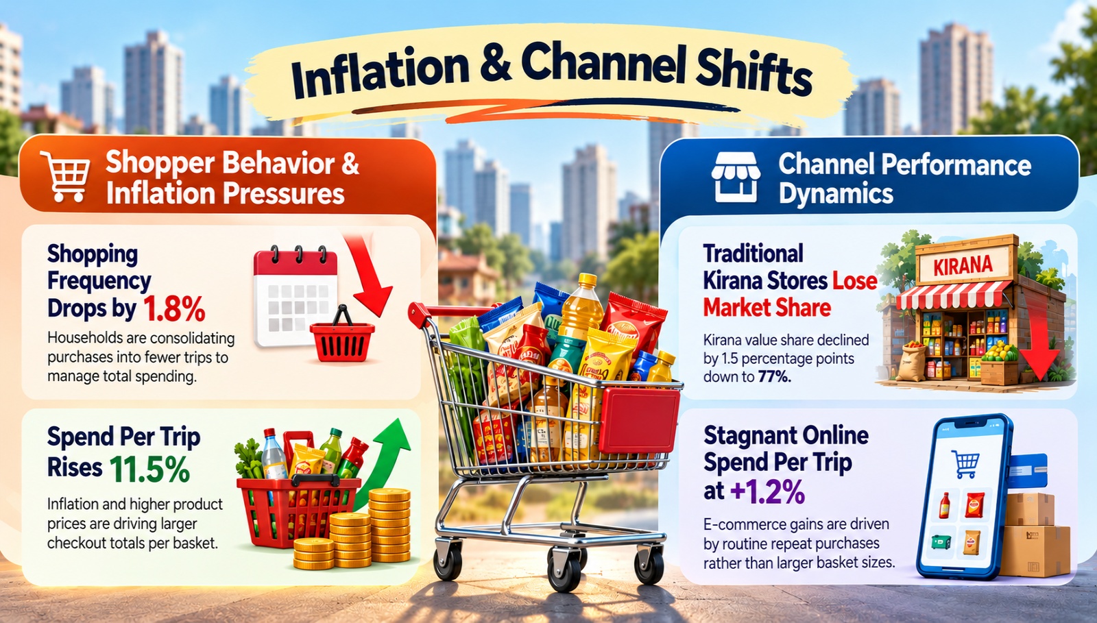 Inflation and FMCG Channel Shifts