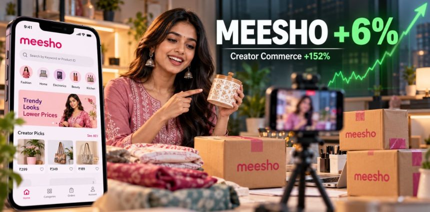 Meesho Share Price Jumps 6%: What 152% Content Commerce Growth Really Means