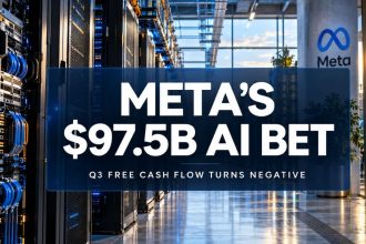 Meta Eyes Up to $97.5B for AI as Free Cash Flow Turns Negative