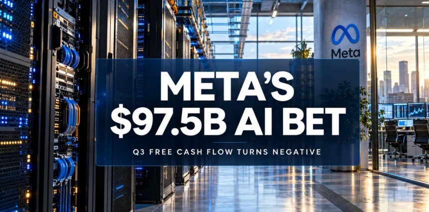 Meta Eyes Up to $97.5B for AI as Free Cash Flow Turns Negative