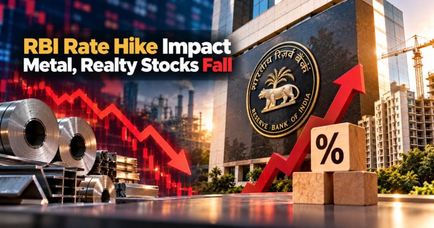 Metal, Realty Stocks Slide as RBI Turns Hawkish: NALCO, JSW Steel Fall