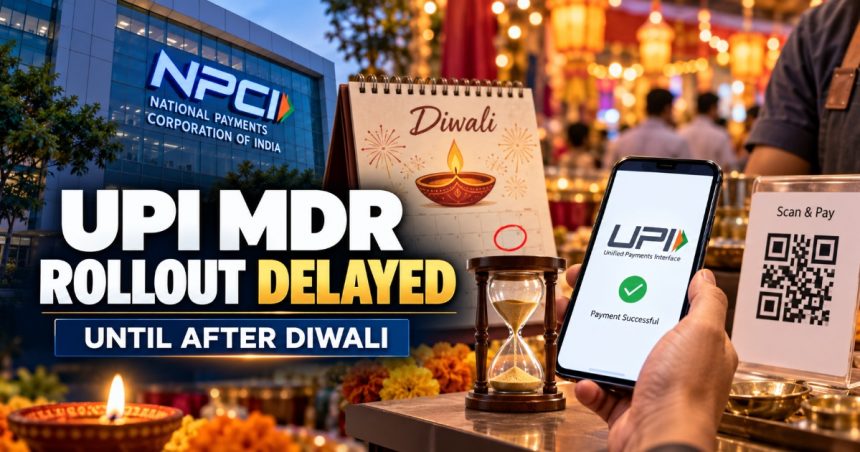 NPCI UPI MDR Fees on Hold: What Rs.40 on Every Rs.10,000 Means for Merchants After Diwali