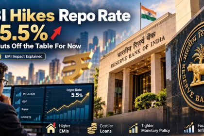 RBI repo rate hiked to 5.5%, the first increase since 2023. See EMI impact, inflation outlook, policy stance and what borrowers should watch next