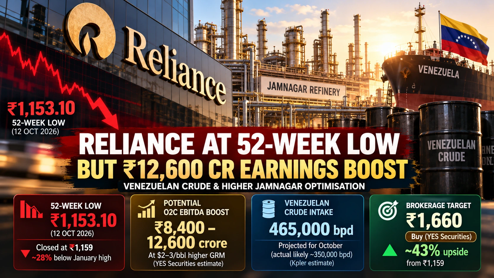 Reliance Venezuelan Oil Bet