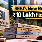 SEBI Settlement Rules 2026: ₹10 Lakh Fast Track Has a Catch