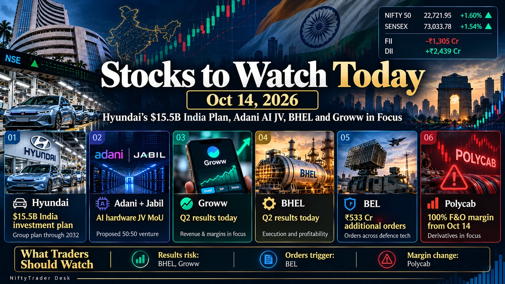 STOCKS TO WATCH TODAY 14 OCT 2026