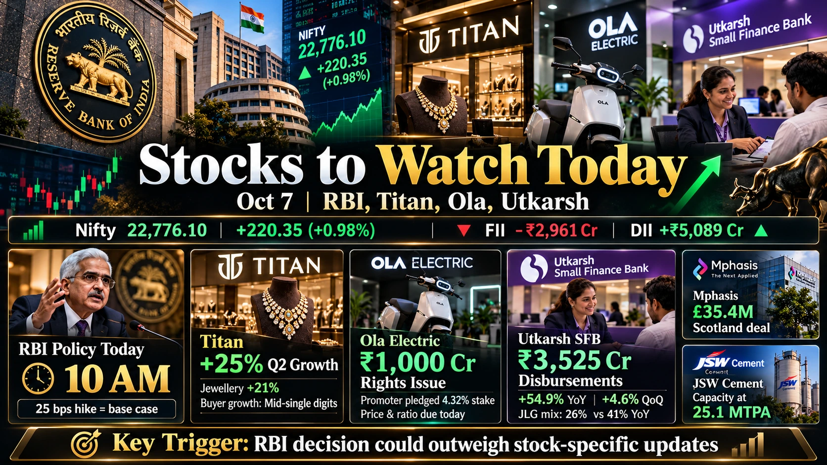 STOCKS TO WATCH TODAY OCTOBER 7