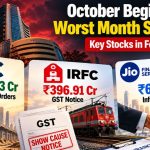 Stocks to Watch Oct 1: NCC ₹1,577 Cr Orders, IRFC 2nd GST Notice