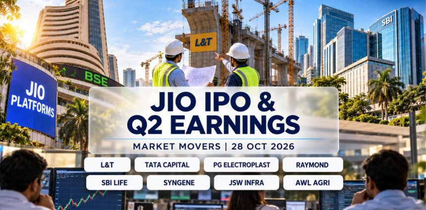 Stocks to Watch Today Oct 28: Jio Platforms Listing, L&T, Tata Capital in Focus