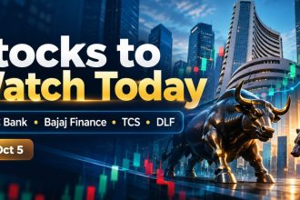 Stocks to Watch Today, October 5: HDFC Bank, Bajaj Finance, TCS, DLF and 4 IPO Listings