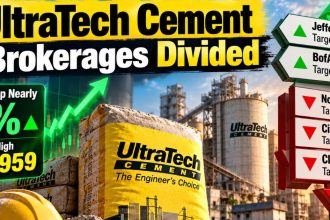 UltraTech Cement Share Price Gains 3% Intraday; Brokerages Split