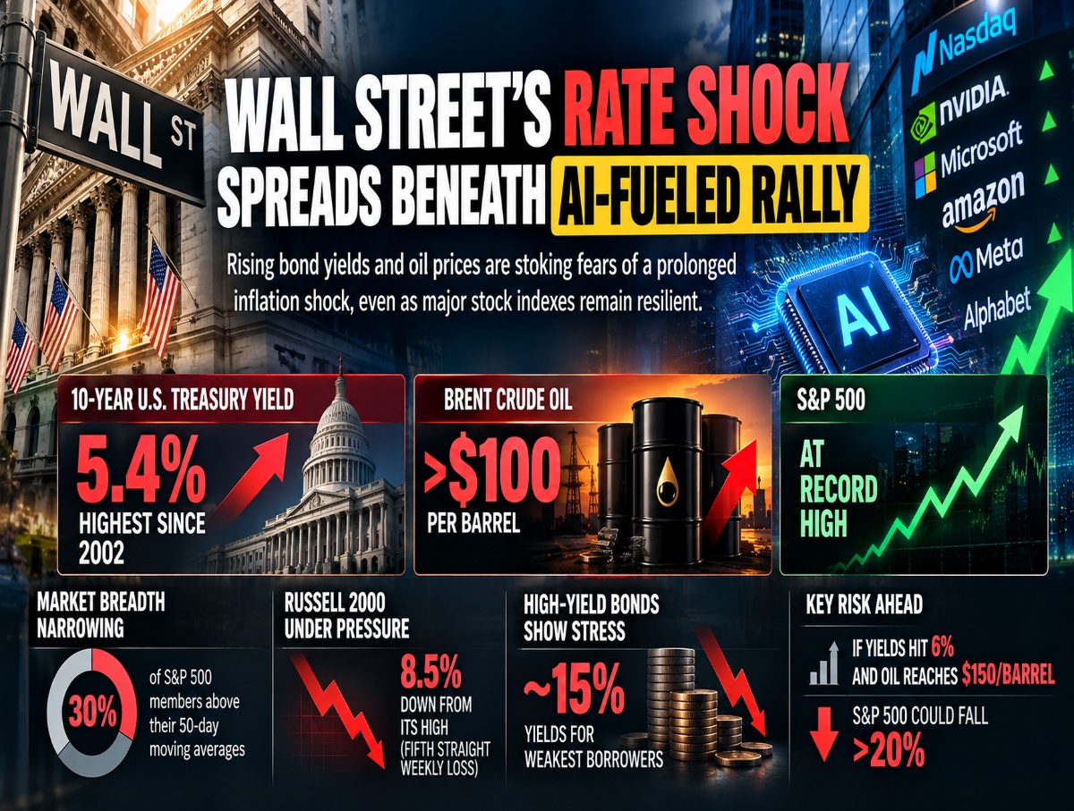 Wall Street Rate Shock vs AI Rally