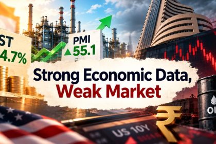 Why Is the Nifty Falling Despite GST +14.7%, PMI 55.1?