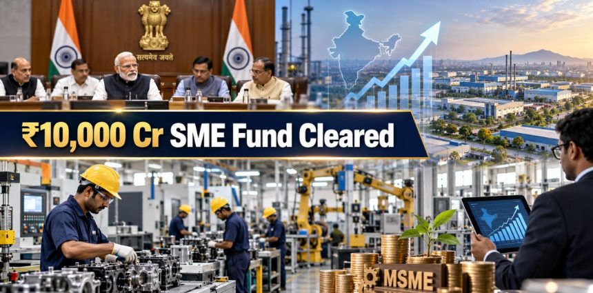 ₹10,000 Crore SME Growth Fund Cleared Majority Allocation for Manufacturing, ₹500 Crore FY27 Provision